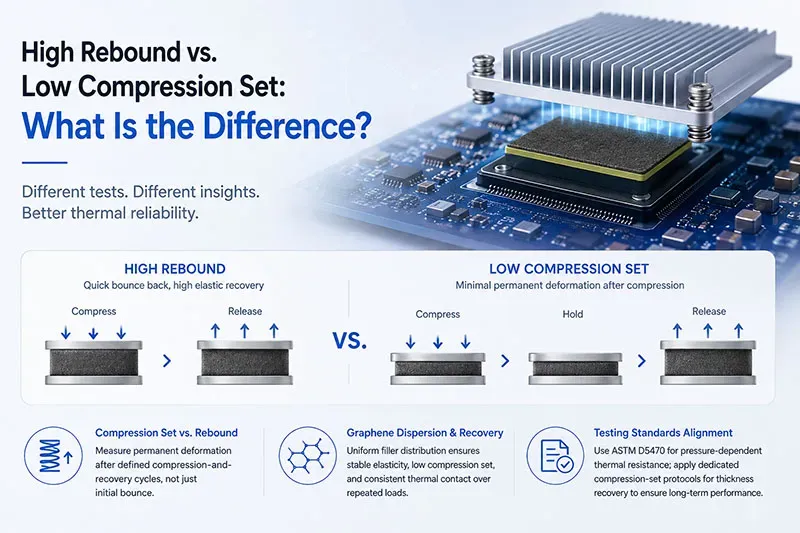 High Rebound Graphene Thermal Pad